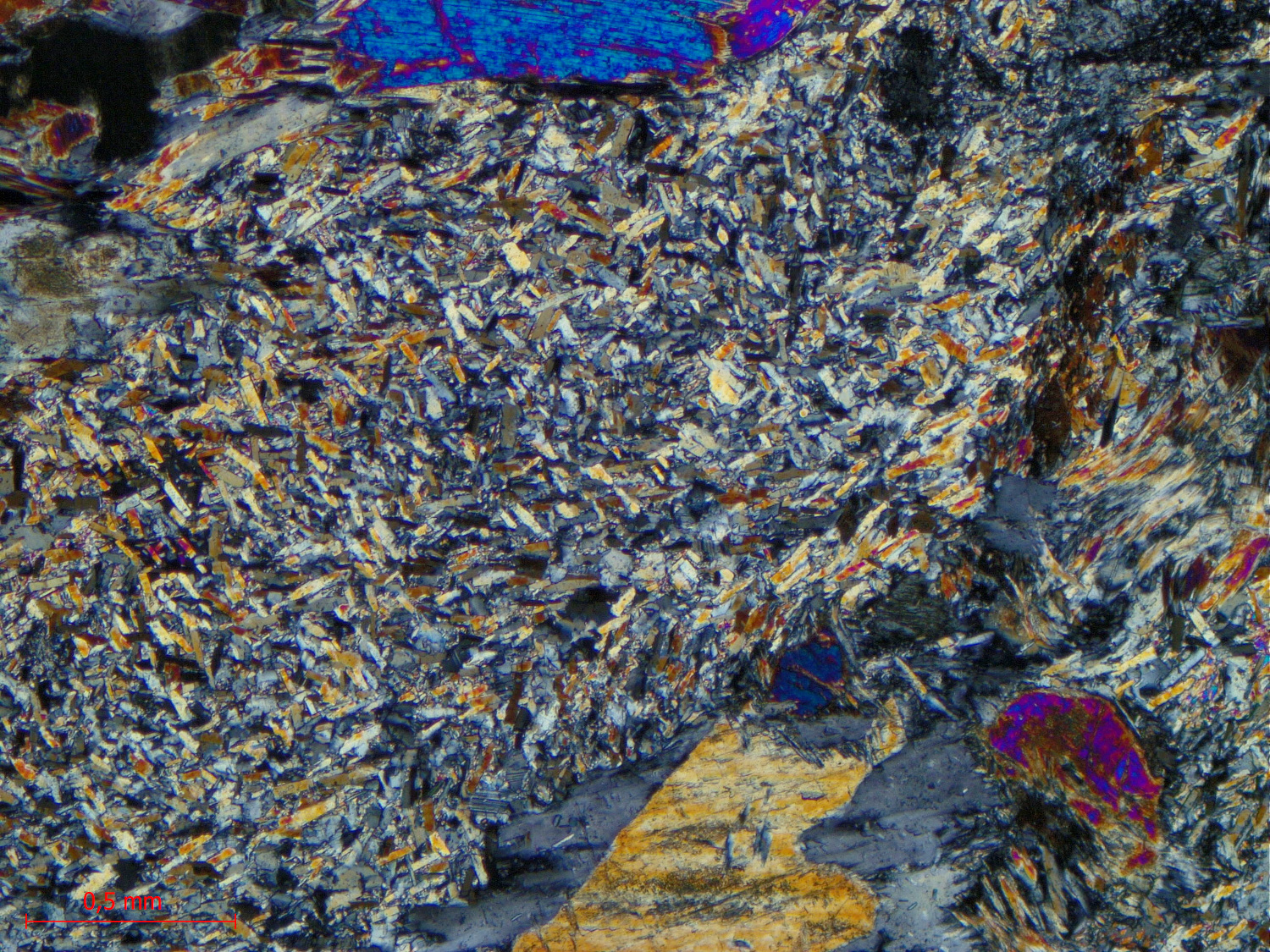 Méta-gabbro à lawsonite Gabbro du Queyras Alpes Queyras Abriès Bric Bouchet